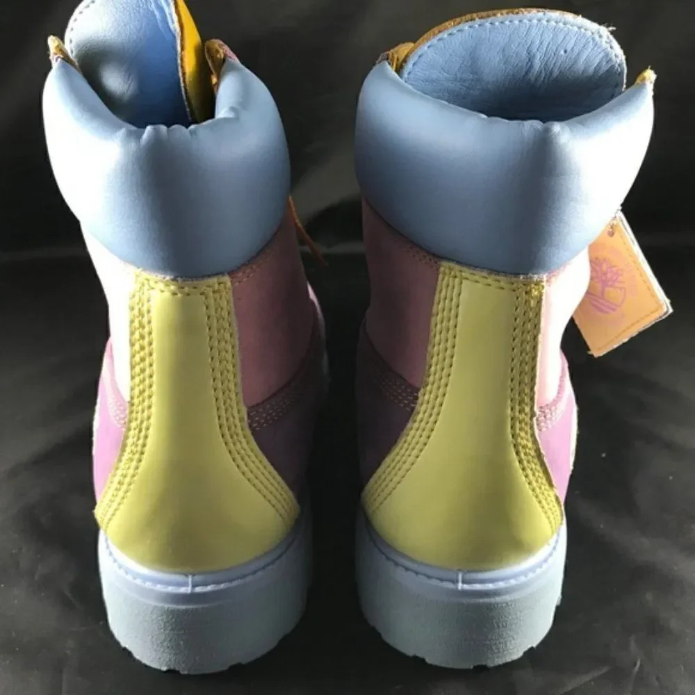 Rare Jeff Staple Design 2007 Easter Timberlands Pigeon Pink Purple Marigold 8M